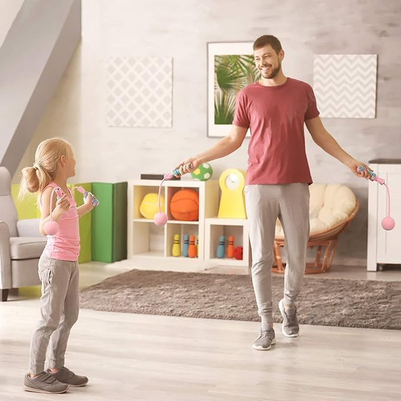 Jump Rope, Training Ropeless Skipping Rope for Fitness, Adjustable Weighted Cordless Jump Rope for Men Women Home Exercise & Slim Body image number 1