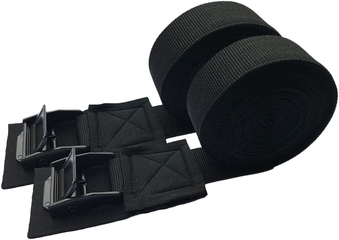 1Pair Kayak Binding Straps Cargo Tie-Down Straps for Secure Roof Rack Transport for Canoe and Surfboard Easy to Store and Use image number 5