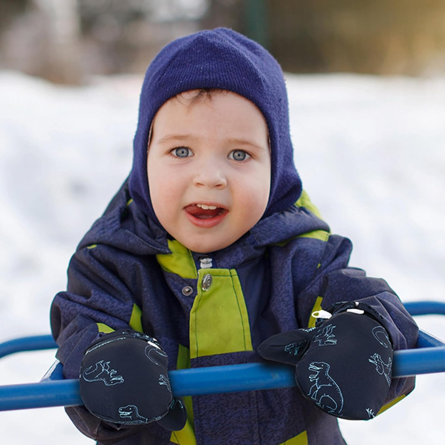 TRIWONDER Kids Ski Mittens Winter Snow Mittens Gloves Windproof Snowboarding Thermal Warm Gloves for Boys Girls