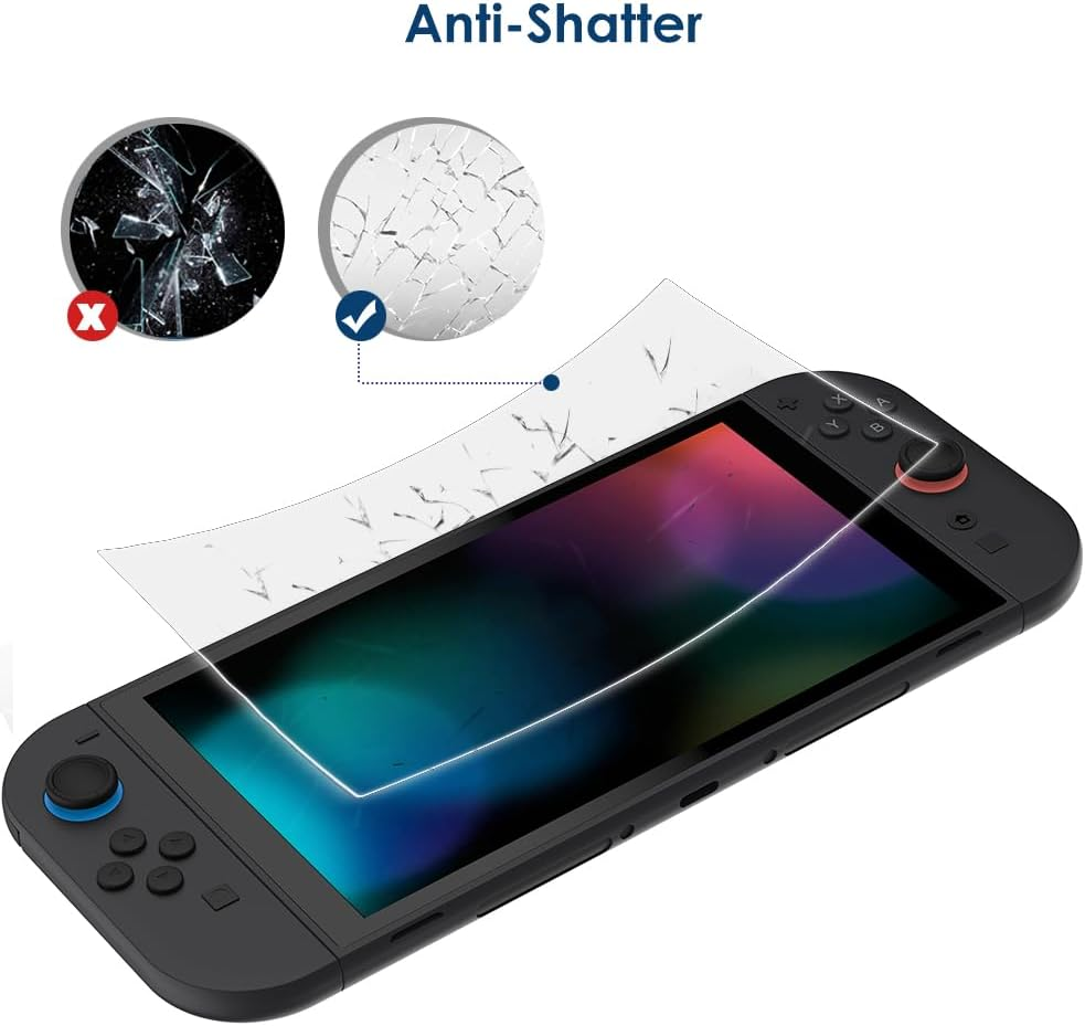 Simpeak 2-Pack Screen Protector Compatible with Switch 2 8-Inch 2025, Tempered Glass Screen Film Guard Compatible with Switch 2 [9H Hard] [Anti-Fingerprint] [Bubble Free] image number 3