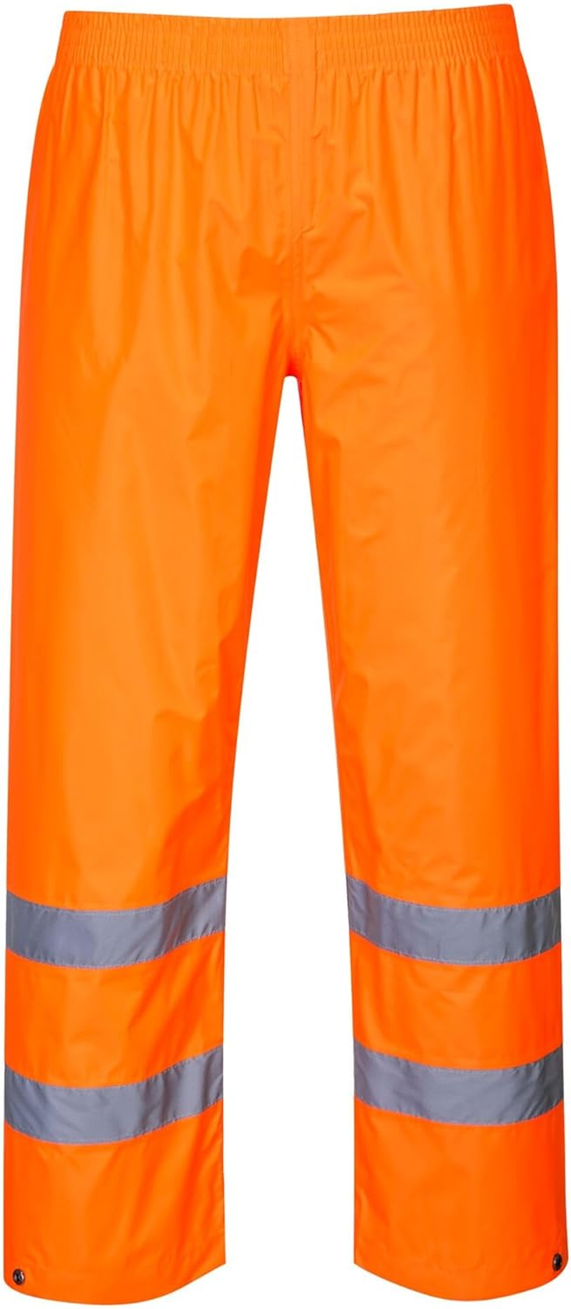 Portwest Mens Hi Vis Rain Trousers Orange
