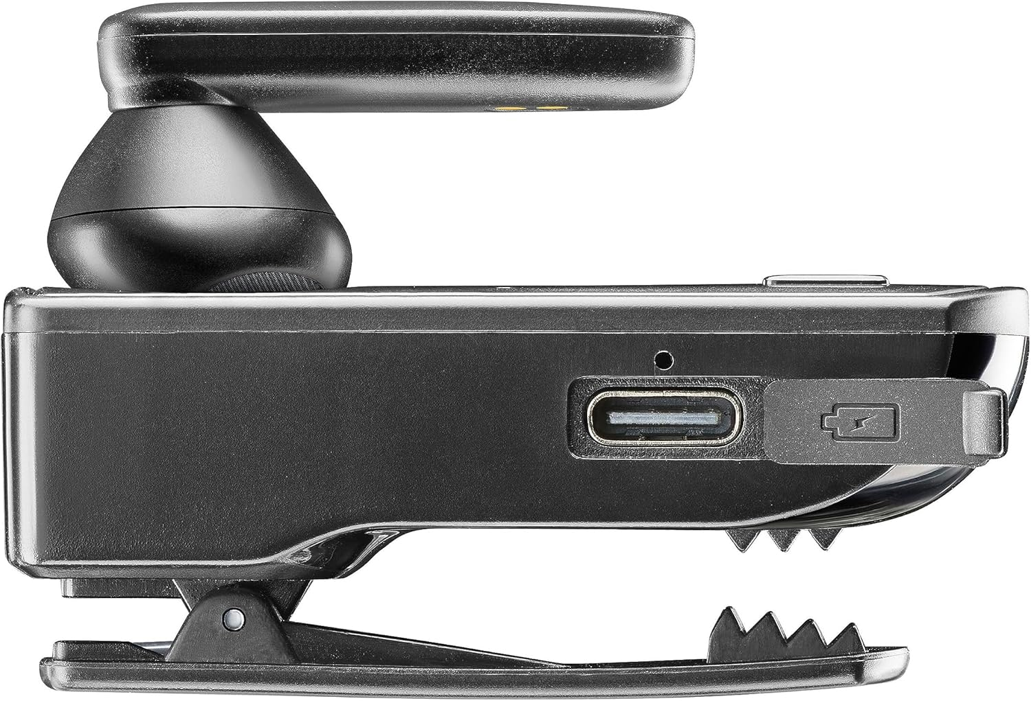 Cellularline Clip PRO Mono Bluetooth Headset with Clip Charging Station - Total Play Time 30H - Charging Time 1.5H - Solution Key - Buttons for Volume Control - Black image number 2