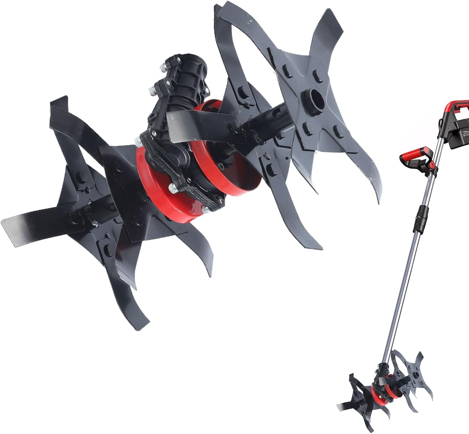 Loosening Soil Machine Wheel - Heavy Duty Tiller Weeding Wheel,Gardening & Lawn Care Tool for Soil Cultivation Farm Tractor Field Garden Home Users Professionals Business Users Beginners