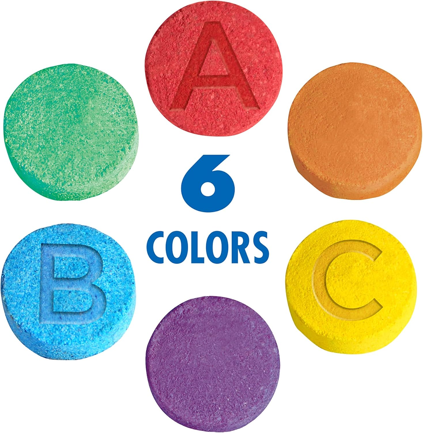 Mr. Bubble Fizzy Tub Colors, Assorted Bathwater Colors 9 Ct, 4 Pack