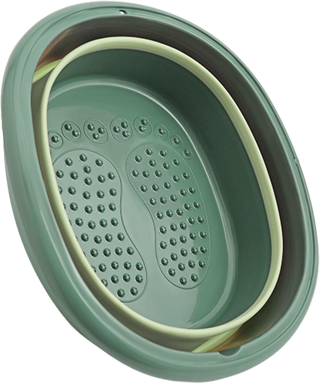 Foldable Foot Bath Tub &ndash; Portable Feet Soaking Tub with Drain Plug | Ideal for Relaxing Foot Spa, Massage, and Pedicure | Lightweight, Space-Saving Design for Home or Travel Use |Heat Countermeasure F image number 5