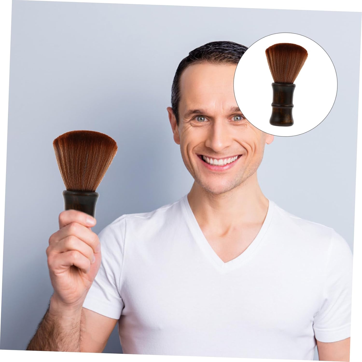 Ipetboom 3Pcs Travel Hair Brush Cleaning Barber Easy to Clean Comfortable for Stylists image number 5