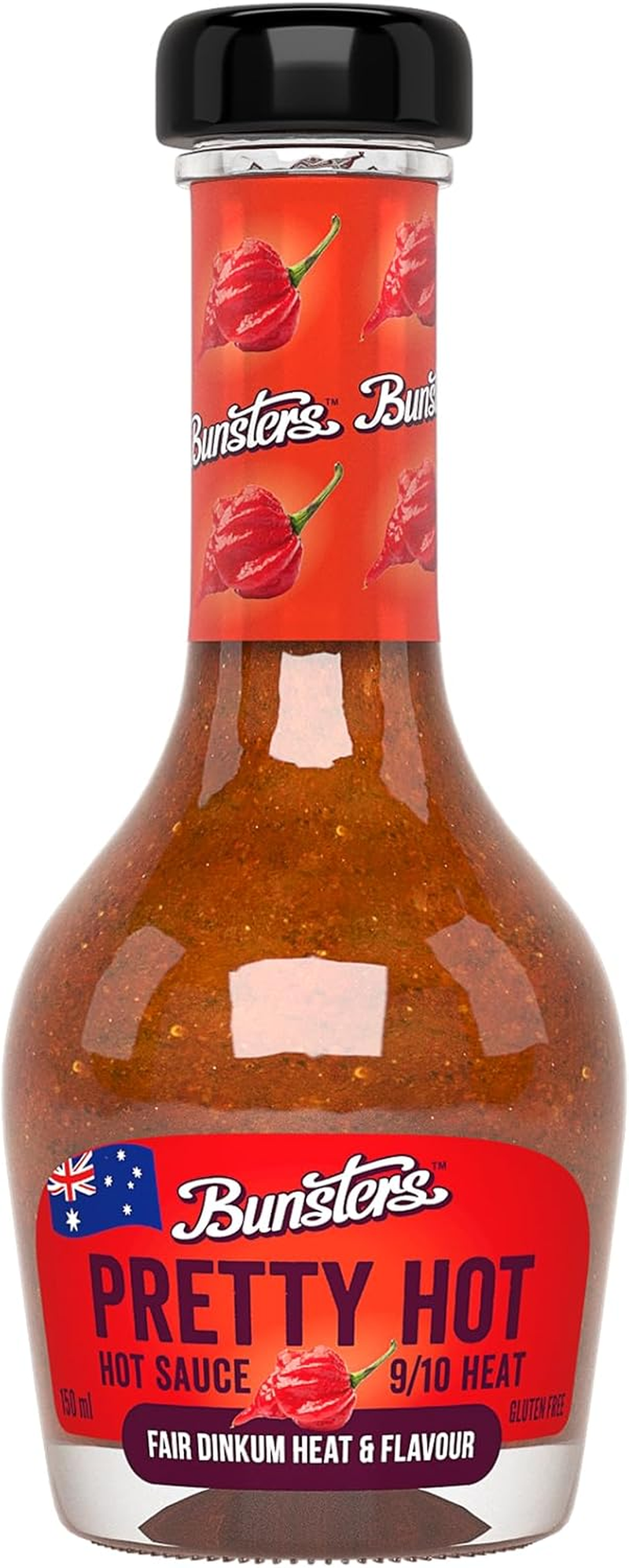 Bunsters Hot Ones Range: Four Sauces That Get Hotter and Hotter (A Great Hot Sauce Gift) image number 5