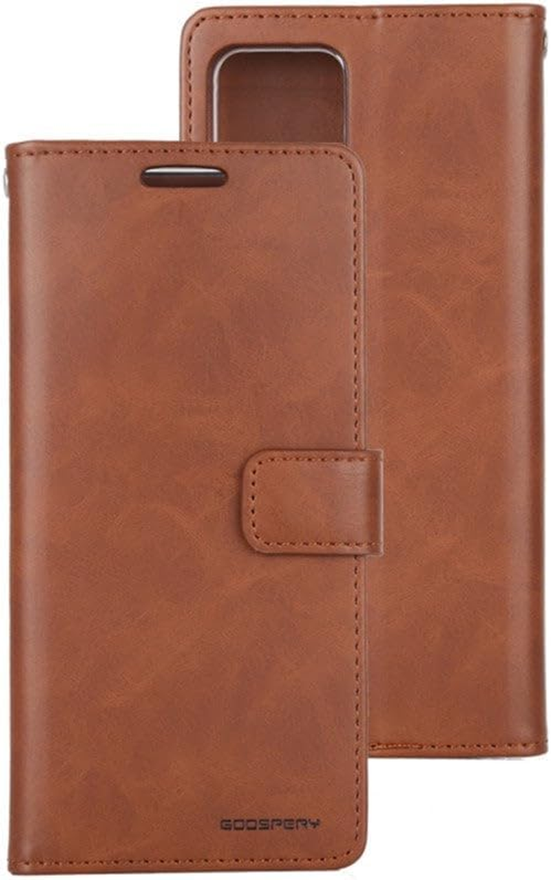 Mercury Goospery Blue Moon Diary Wallet Case for Iphone 14 Pro Max (6.7") - Black