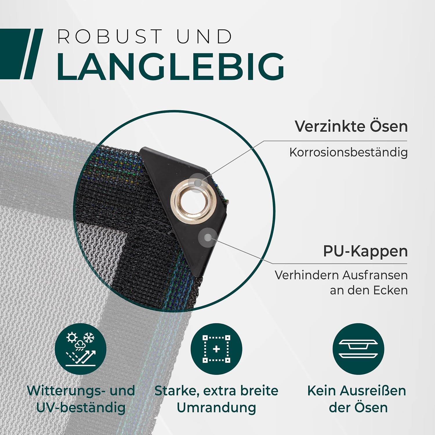 Cargova&reg; Trailer Net Fine Mesh 1.5 X 2.5 M Black Fine Mesh Cover Net with Rubber Cord for Optimal Load Securing image number 6