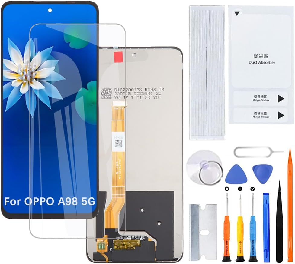 H&LYCYJ Display Screen for Oppo A98 5G CPH2529 LCD Screen Replacement Assembly with Kit image number 2