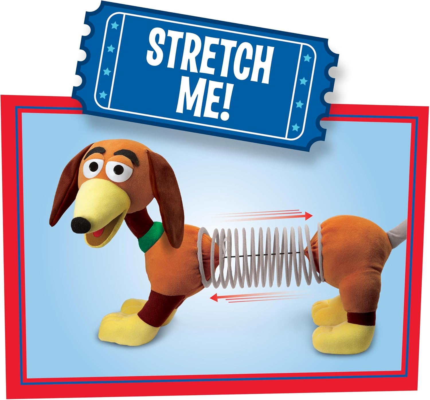 Disney and Pixar Toy Story Slinky Dog Plushie, Kids Toys for Ages 18 Month by Just Play image number 4
