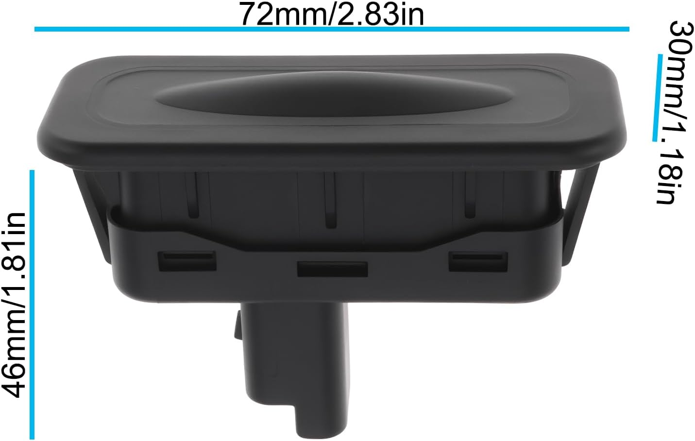 Be in Your Mind Tailgate Boot Switch Button 8200385515 Compatible with Renault Clio III IV Compatible with Megane III image number 2