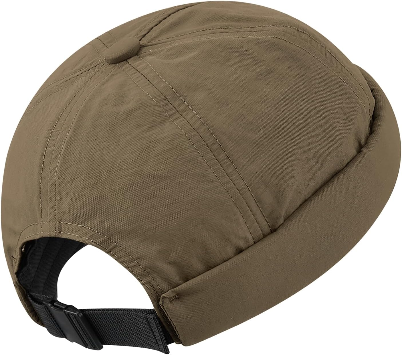 Clakllie Lightweight Docker Hat Brimless Hats Quick Dry Beanie Skull Cap Water Resistant Rolled Cuff Retro Sailor Cap image number 3