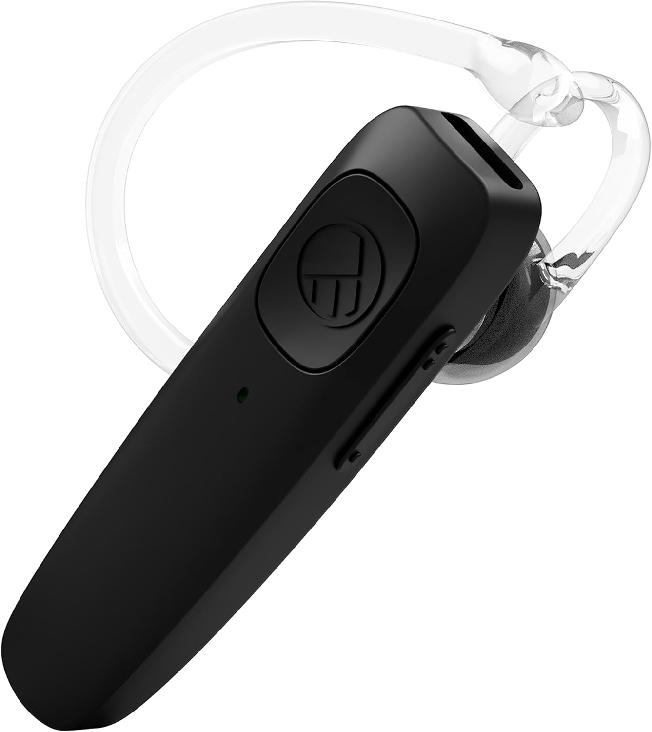 TELLUR VOX 155 Bluetooth Headset, Handsfree Earpiece USB-C, Multipoint Two Simultaneous Devices, HD Voice Two Microphones for Noise Suppression, 360&deg; Hook for Right or Left image number 2