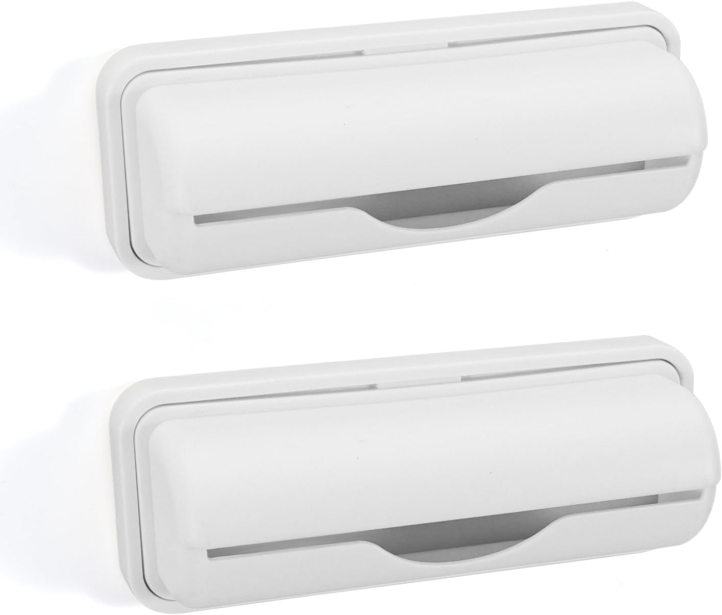 2 PCS Wall Mount Trash Bag Dispenser Roll Holder, Kitchen Garbage Bag Storage Box Roll Holder, Plastic Bag Holder Organizer under Sink (Grey) image number 6