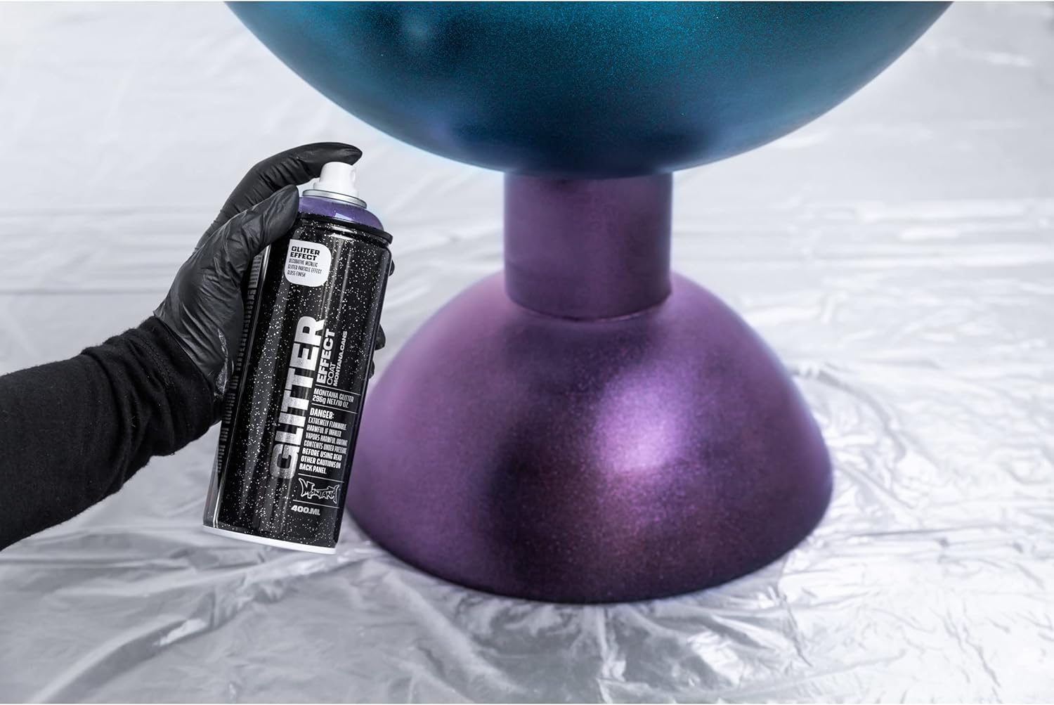 MONTANA CANS GLITTER EFFECT AMETHYST 400ML image number 1