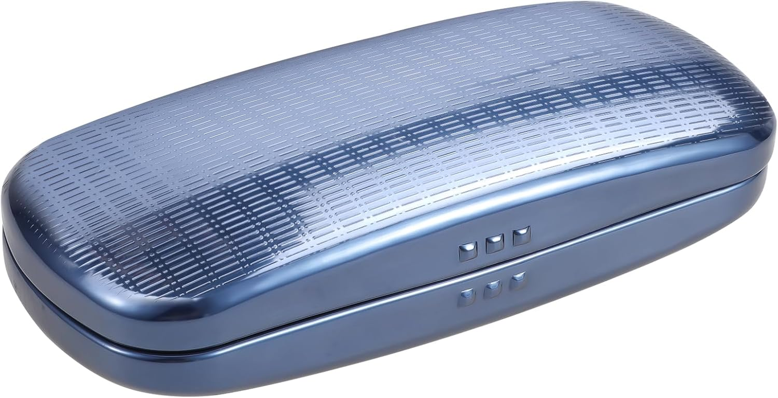 Hifot Metal Glasses Case Hard Shell, Aluminum Spectacles Box Eyeglass Sunglasses Case for Men Women Kids, Reading Glasses Holder