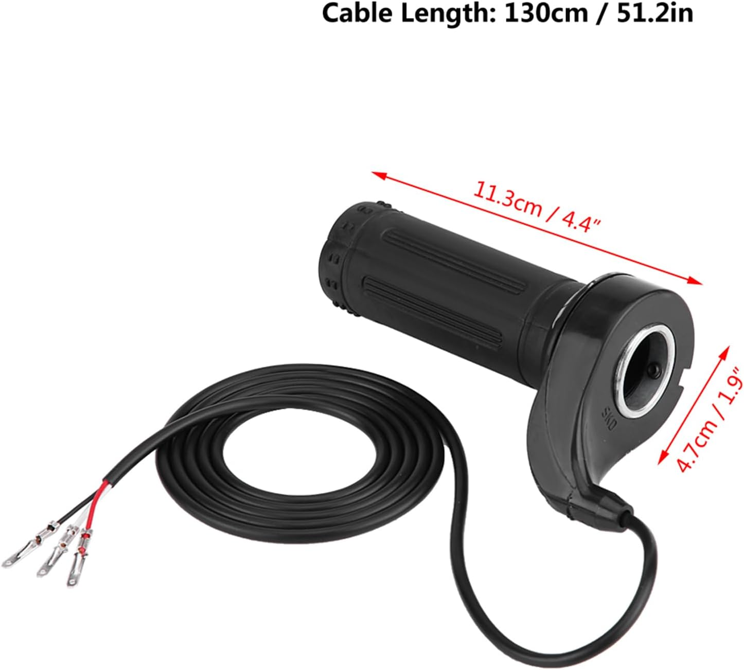 Twist Speed Throttle Grip for Electric Scooter, Fit for Mini Chopper, Go Kart, Pocket Bike, Universal Design with Low Malfunction, Long Lasting Components, Steady Speed Control image number 2