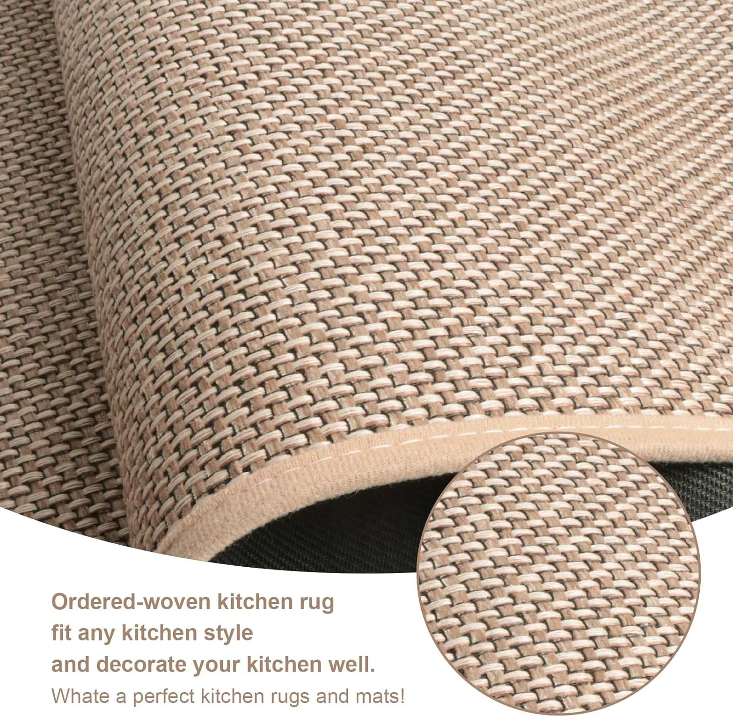 DAWNTREES Bath Mat Rug,44X75Cm Non-Slip Washable Mat, Bathroom Mats Rubber Backing Non Slip Bath Mats image number 5