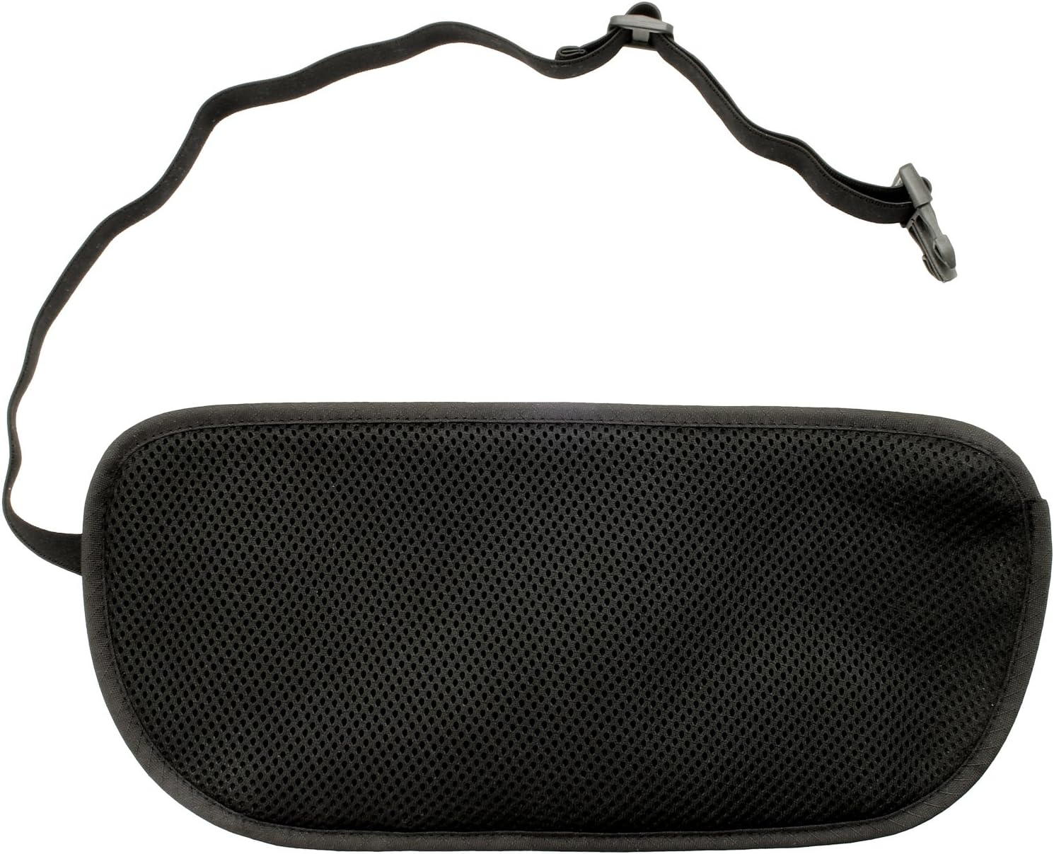 Campteck U6680 RFID Faraday Signal Blocking Hidden Money Belt Travel Pouch Wallet for Cash, Passport, Debit & Credit Cards, Smartphone Etc Black image number 2