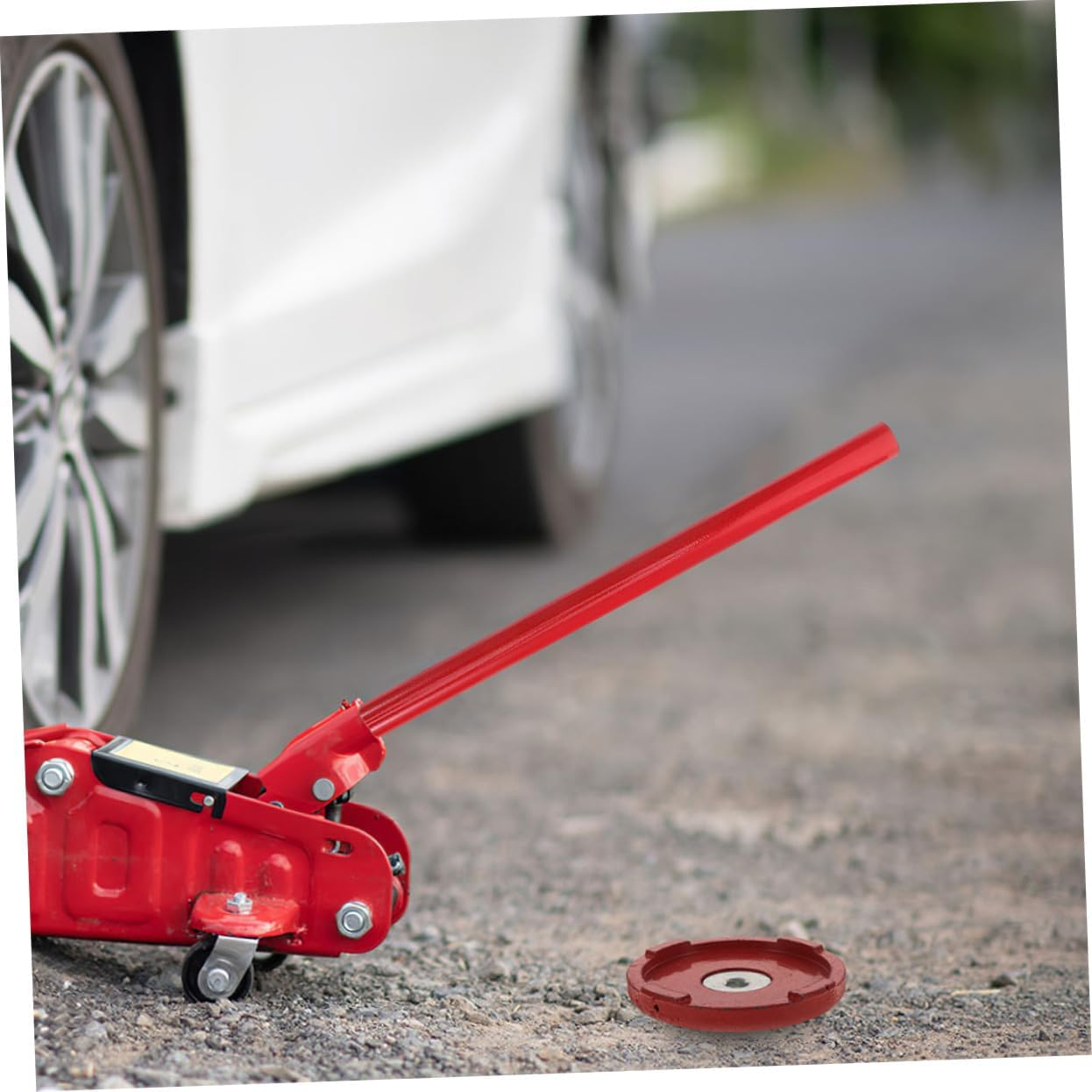 PENIKOKO 2Pcs Heavy Duty Jack Block Wheel Chock Stabilizer Pads for Rvs Trailers Durable Dual Pump Design for Efficient Lifting Stability for Automotive Maintenance image number 5