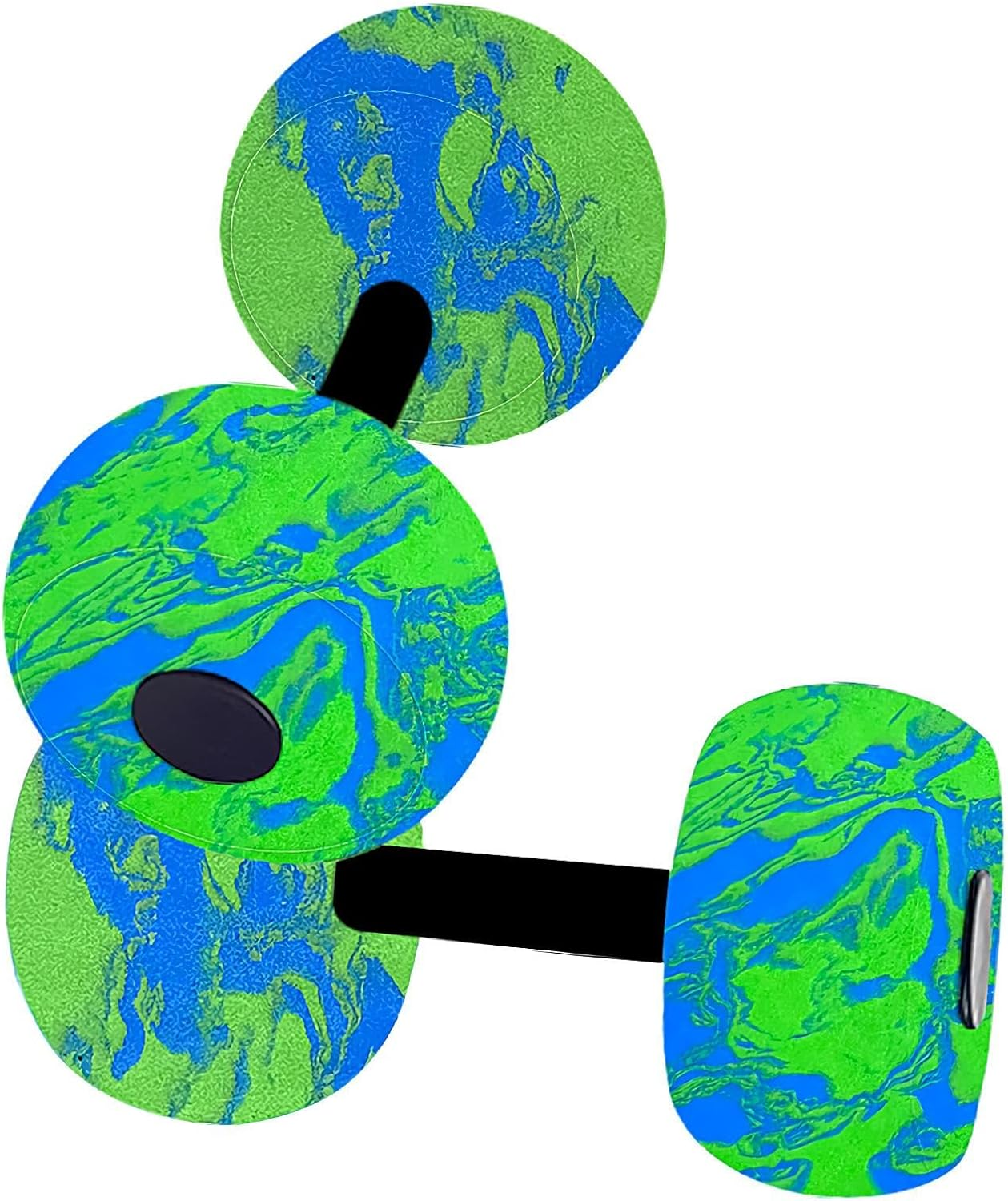 Pool Weights for Water Exercise, Aquatic Fitness Exercise Water Dumbbells, EVA Foam Water Weights Aqua Aerobics Equipment for Water Resistance Training