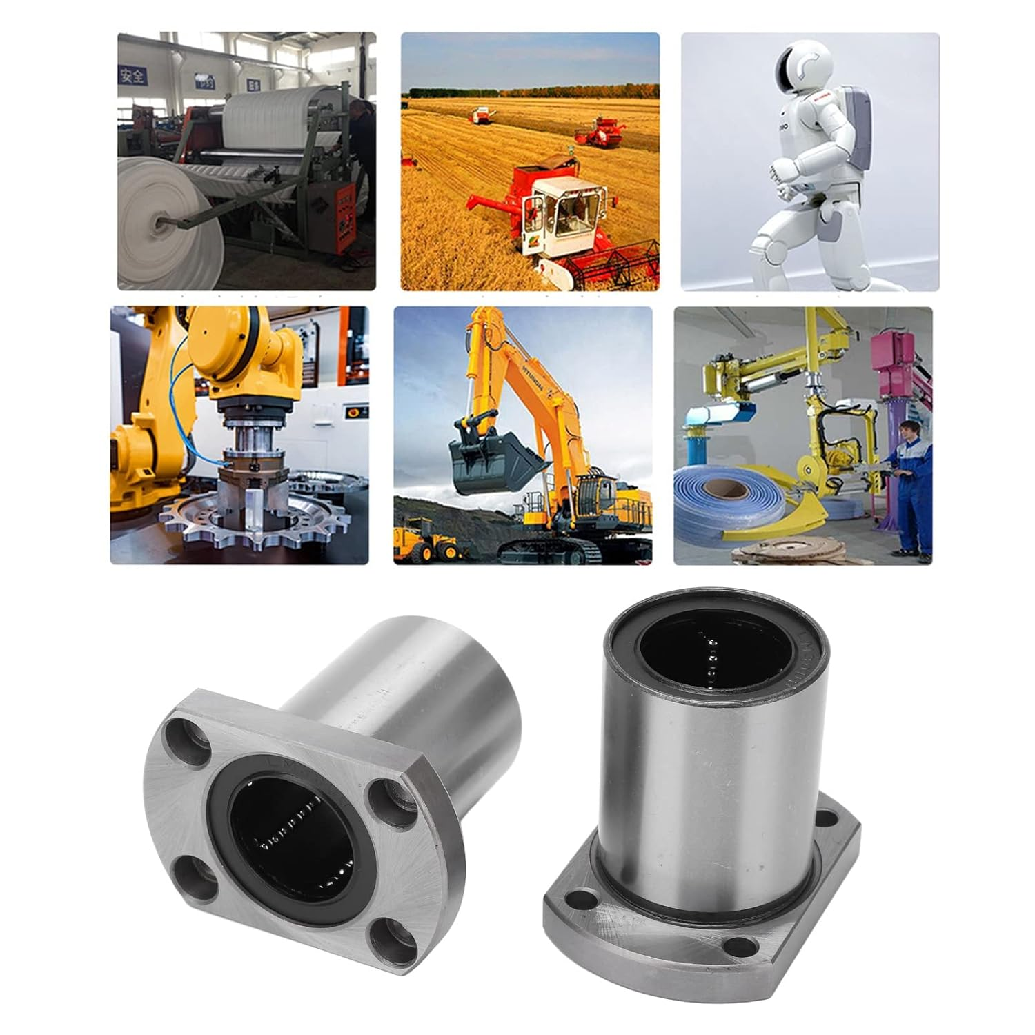 Linear Bearing Low Friction Rotation Smooth Motion Point Steel Wide Application image number 2