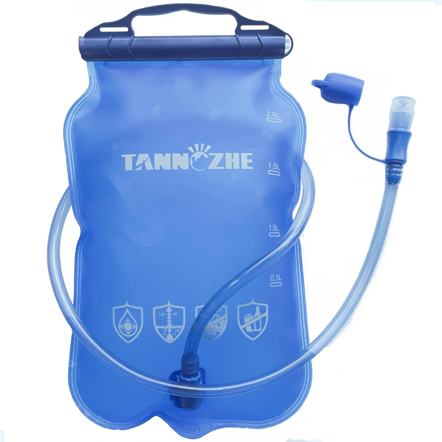 TANNOZHE Hydration Bladder 1.5,2,3Litre Leak Proof Water Bladder Reservoir,Bpa Free Hydration Pack Replacement,Sports Travel Reservoir Hydration Bag Pack Hiking Outdoor