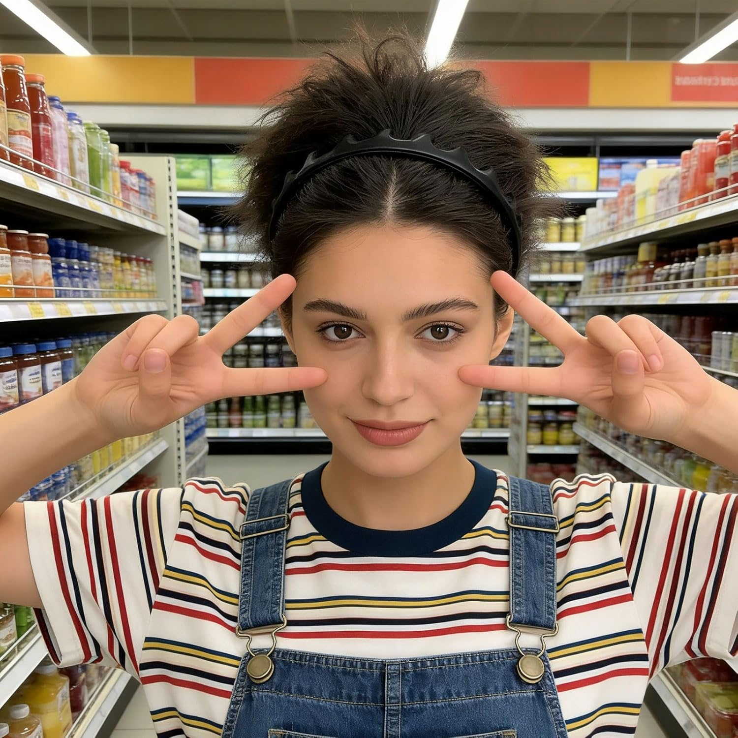 Xanthelle Hair Band, Pack of 2 Women'S Zigzag Headband for Headband Girls image number 1