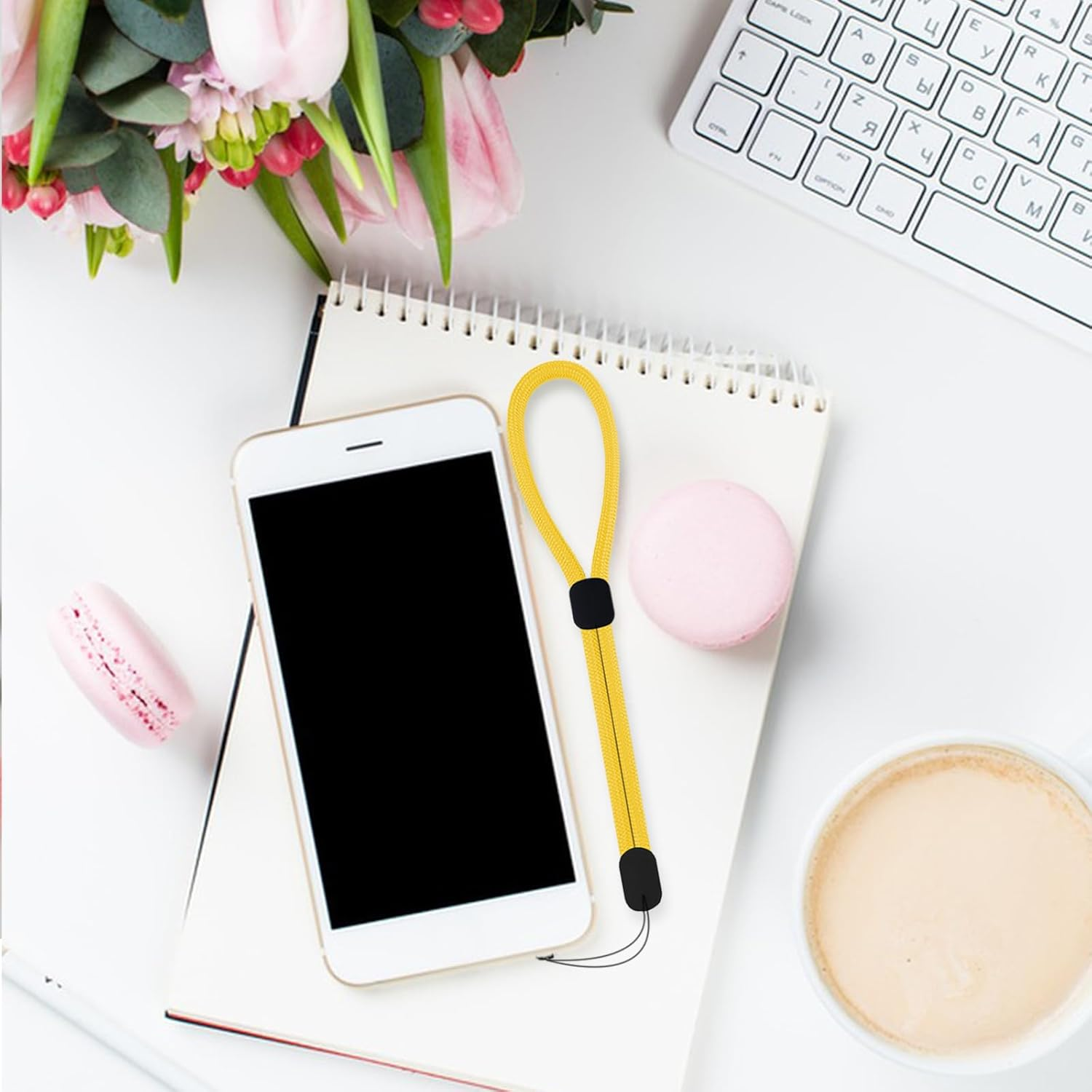 10Pcs Wrist Strap Lanyard,Adjustable Wrist Strap Phone Wrist Strap Nylon Lanyards for Keys Key Strap,Suitable for Electronic Devices Mobile Phones Cameras USB Flash Drives Wallets Badge(Colorful), Red image number 4