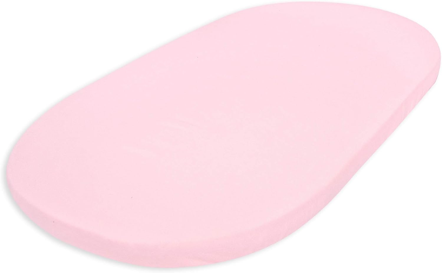 Burt'S Bees Baby - Bassinet Sheet, Fitted Unisex Boy Girl 100% Organic Jersey Cotton Bassinet Sheet for Standard Bassinet Mattress (Heather Grey/White, 2-Pack)