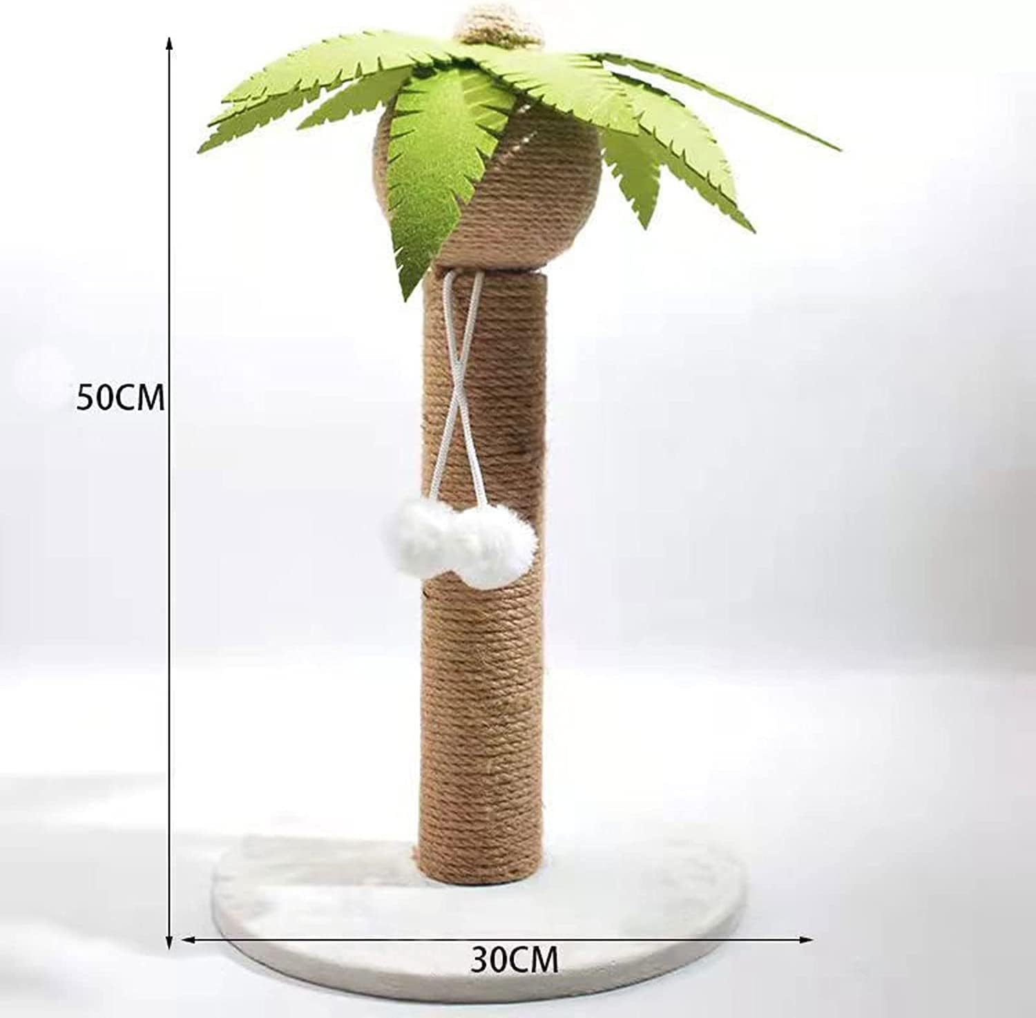 Cat Climbing Frame Cat Hammock Cat Scratching Post for Scratching Kitty Tower with Plush Ball Toy Cat Tree Climb Tool Cat House image number 1