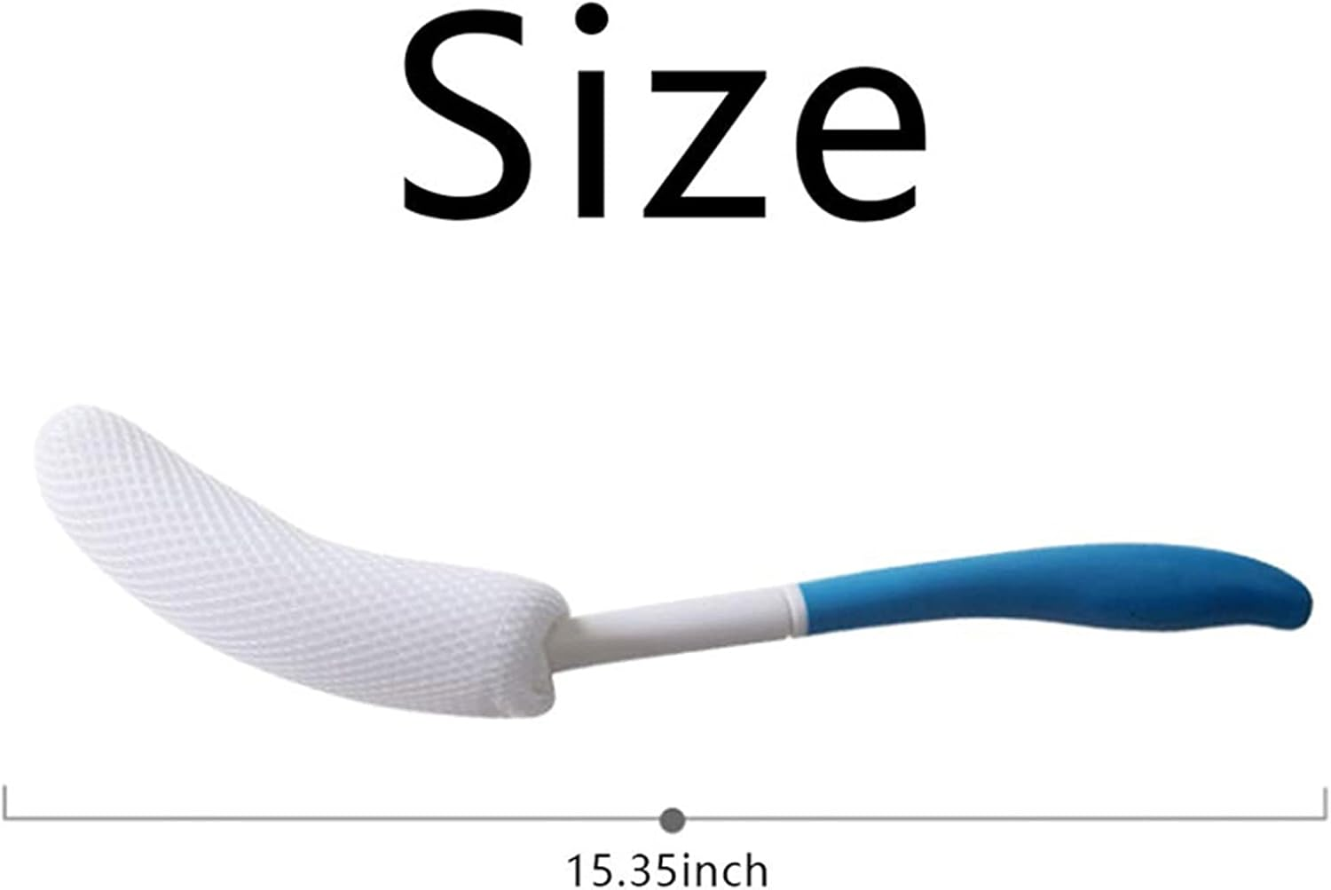 Bhuuno Back Bath Brush for Elderly Lotion Applicators Body Brush Wet or Dry Brushing Back Scrubber