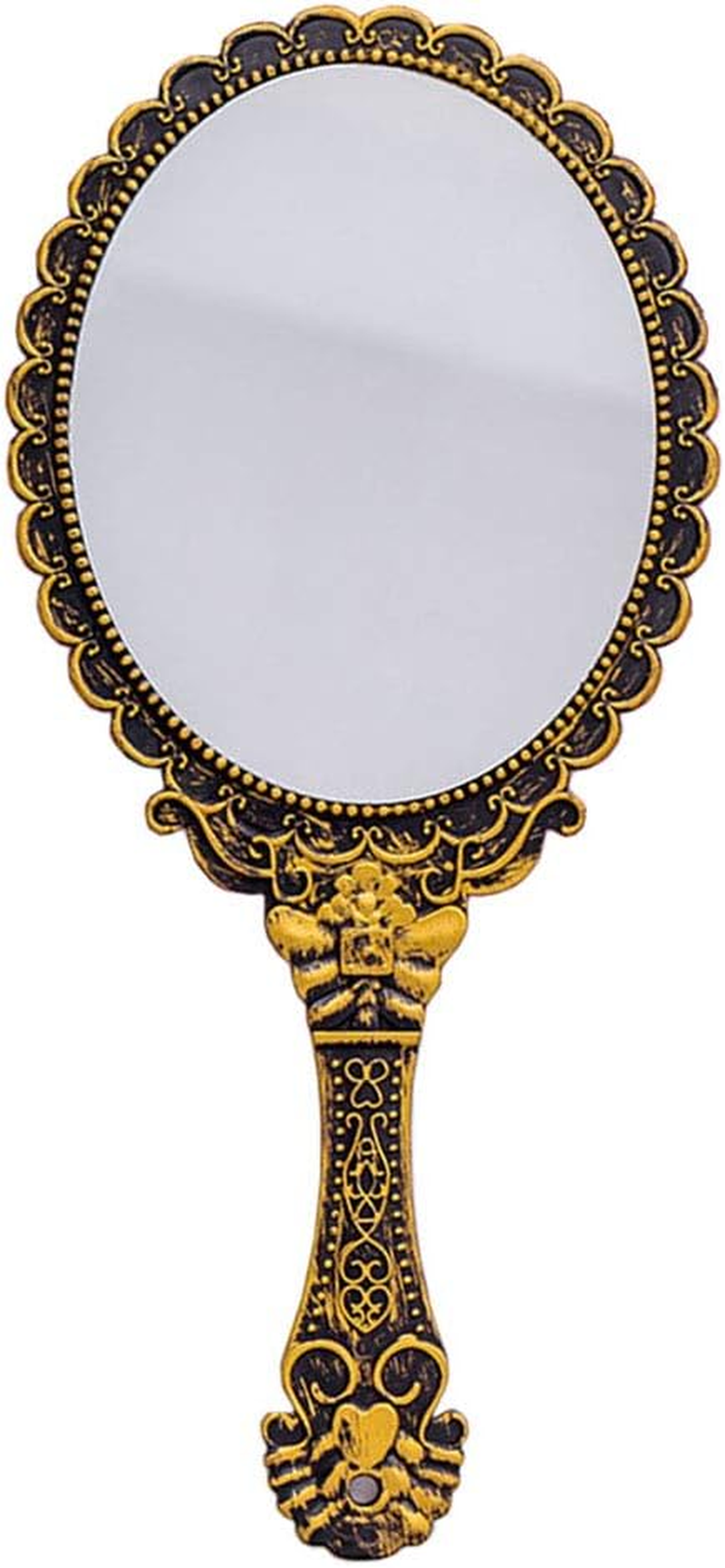 Handheld Vanity Makeup Mirror Decorative Vintage Cosmetic Mirror Hand Held Travel Mirrors