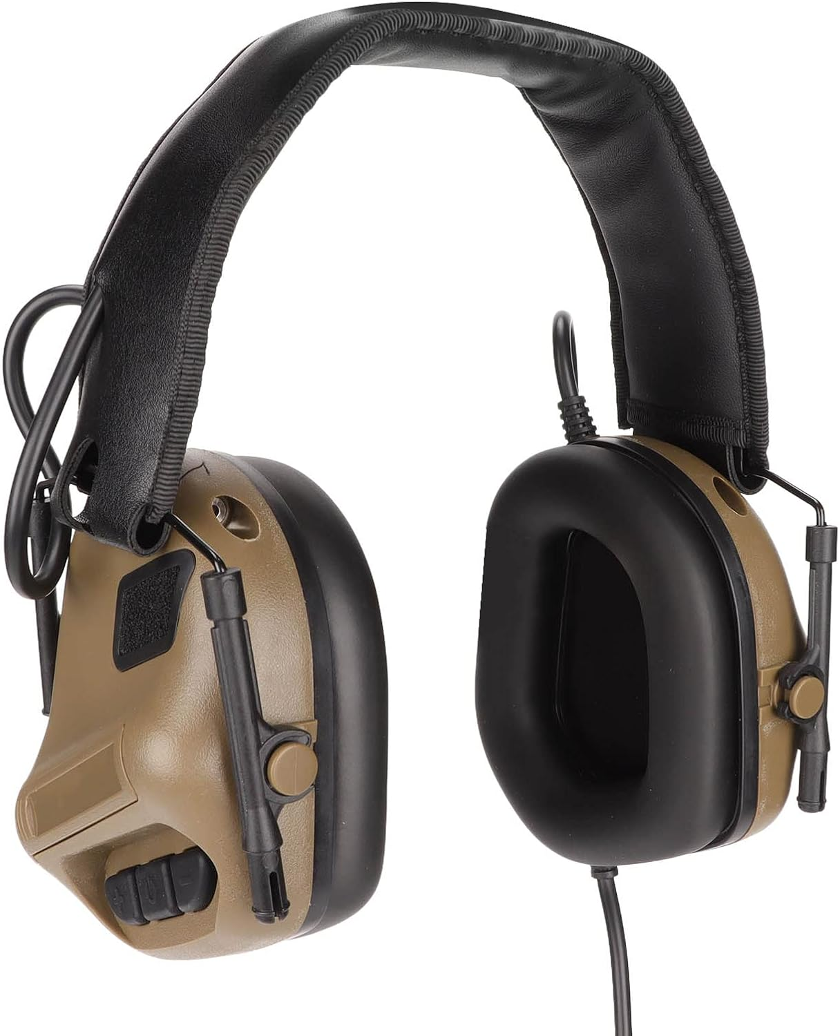 Tactical Headset, & Earmuffs, Retractable Adjustable Headband Walkie Talkie Headset, No Pressure over Time, for Expansion Activities, Games, Film image number 6