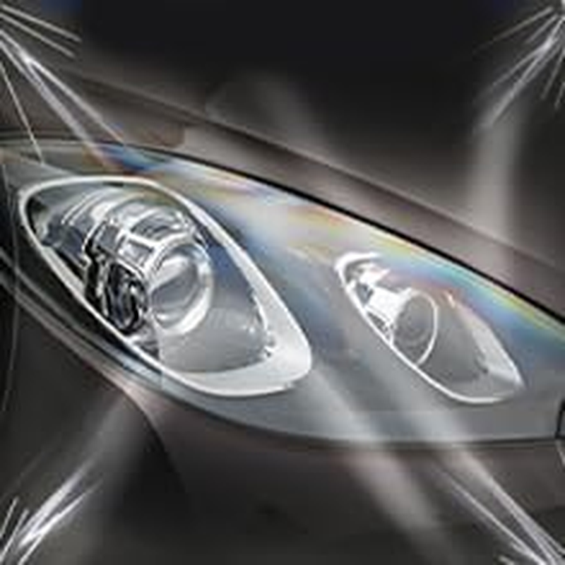 Yellow Light Tint Film for Car Headlight Fog Tail Lights Tinted Vinyl Wrap Accessories Self Adhesive Sheet Sticker Cover 48 Inch X12 Inch 2 Pcs image number 4