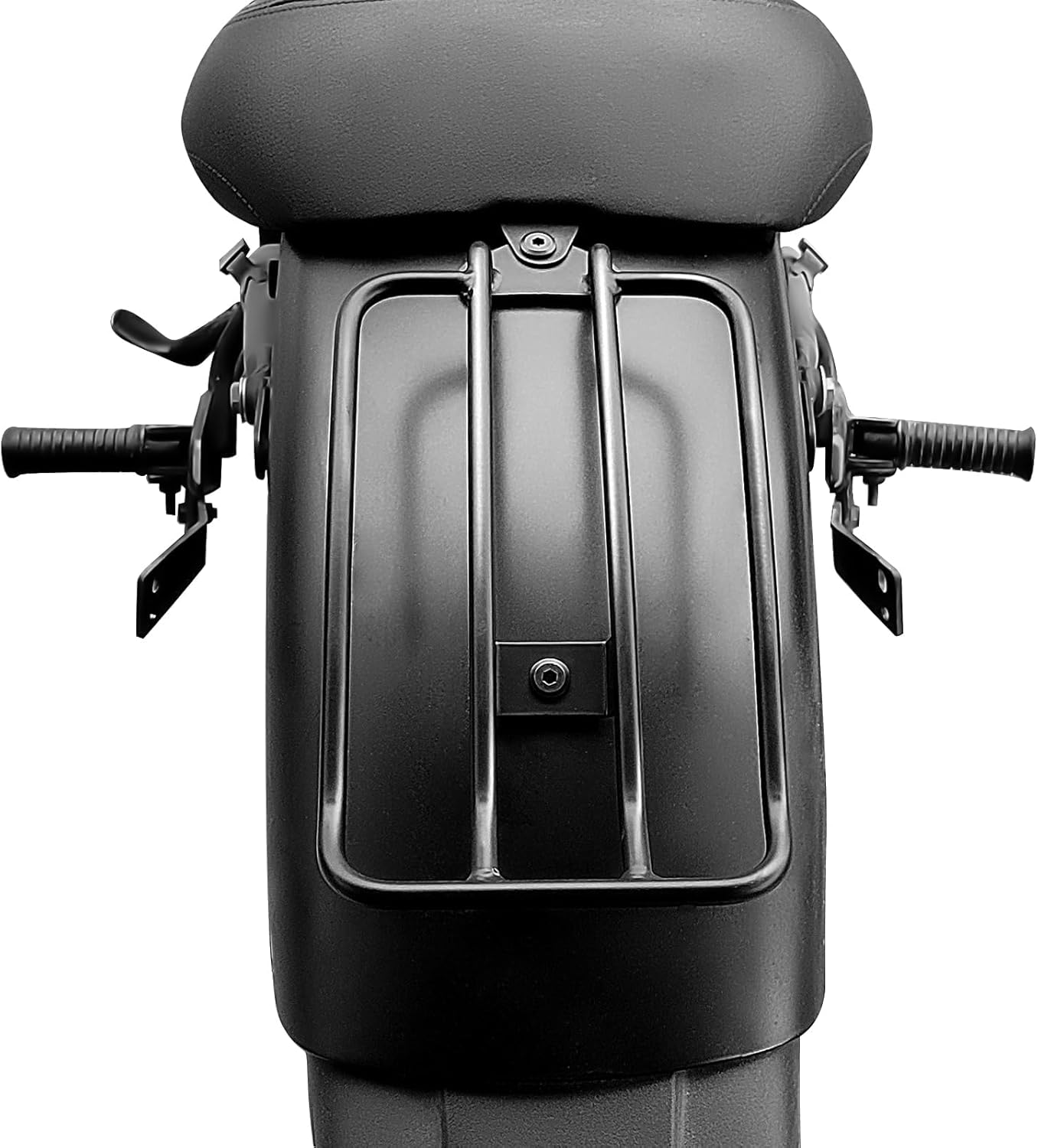 Rear Fender Solo Luggage Rack Exact Fit for Kawasaki Vulcan S VN650 Cafe ABS 2015-2024, Matte Black Powder Coated Finish image number 3