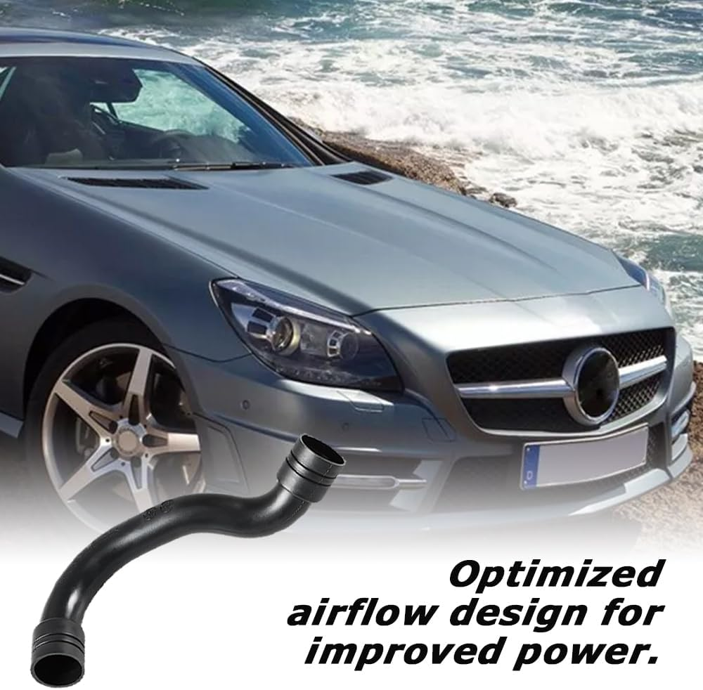 Car Air Intake Pipe, Air Turbocharger Intake Pipe, Suitable for Mercedes-Benz C-Class E-Class SLK Intake Pipe E260 C260 E200, Replace#: 2710901929 image number 3