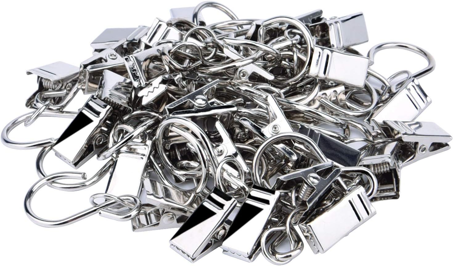 Sunmns String Lights Hangers, Stainless Steel Curtain Light Clip Outdoor Activities Wire Party Hooks, 35 Pack image number 2