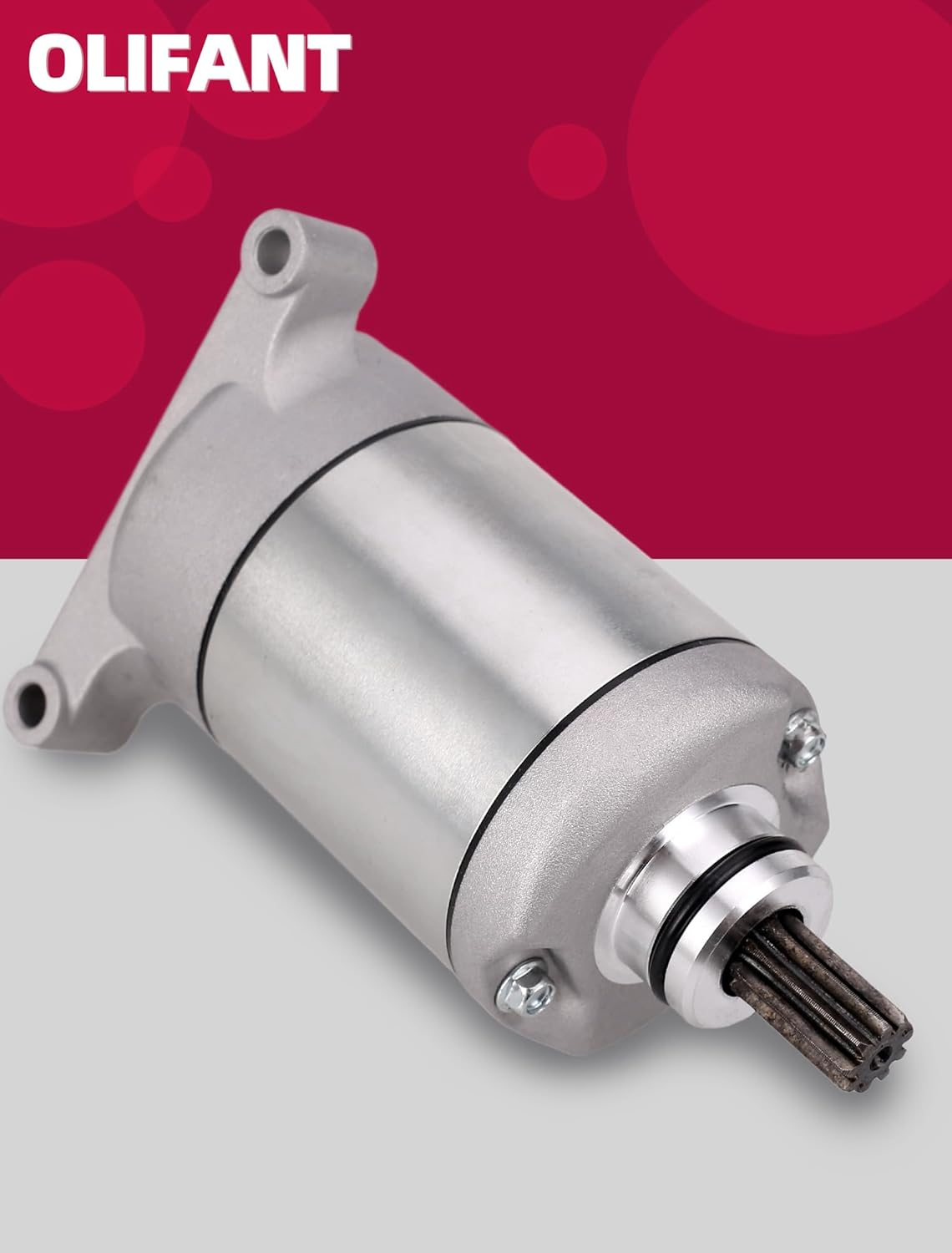 Starter for Yamaha Kodiak 700 2016-2025 Grizzly 700 YFM700 2009-2025 Grizzly 550 YFM550 2009-2015 28P-81890-01-00 Olifant image number 4