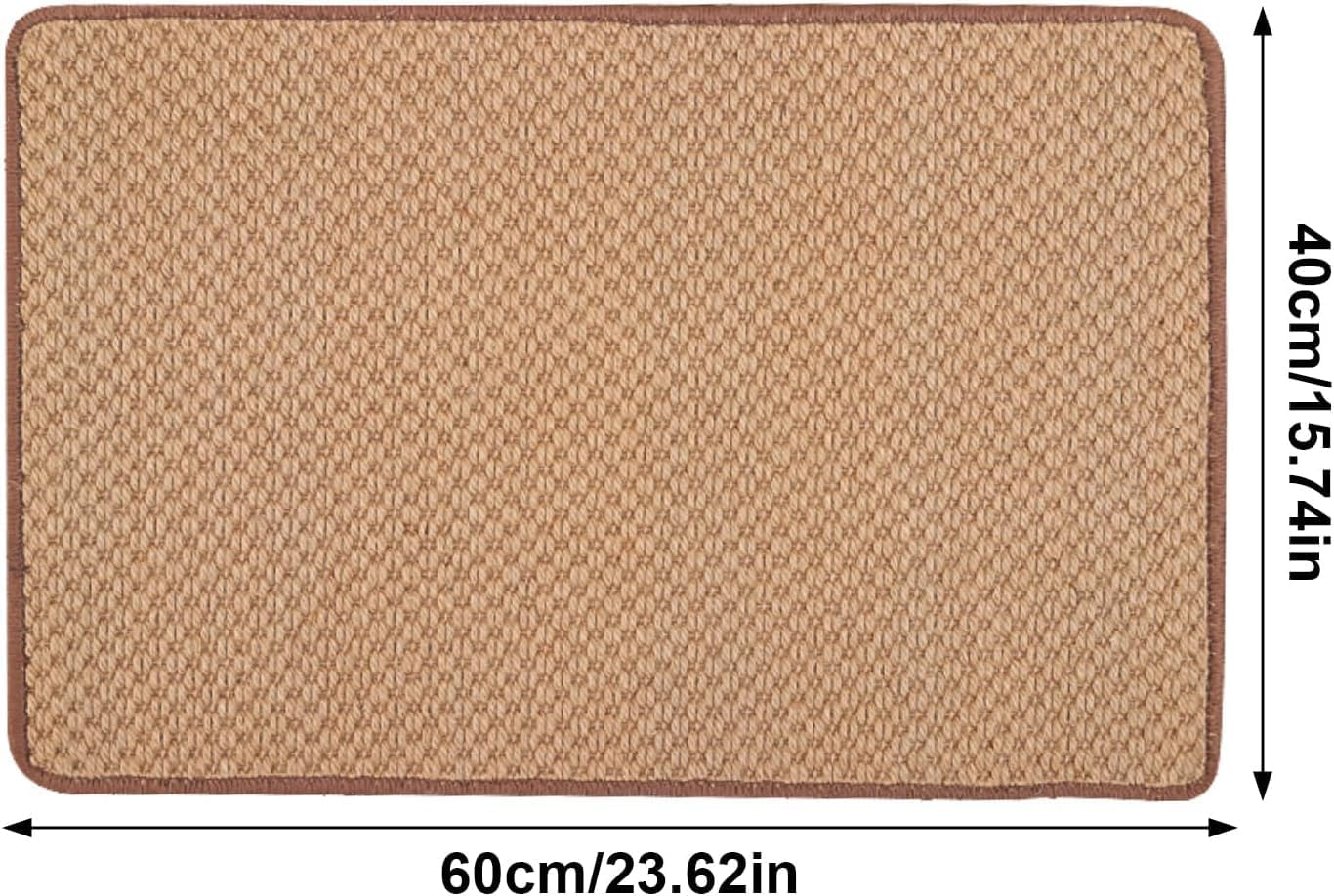 Cat Scratchers for Indoor Cats | Scratcher Mat Board Floor Scratching Pad,Thick Rug Scratch Pad, Scratch Resistant Cat Scratcher Mat for Lounge Bed Sofa Furniture Protection Borato image number 6