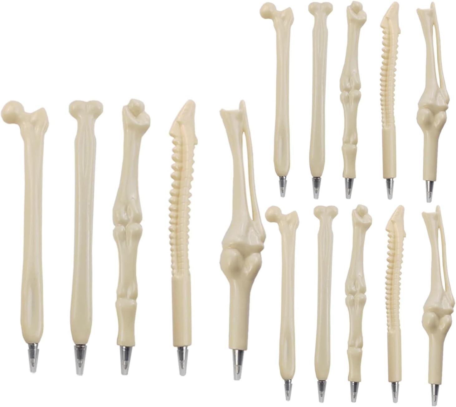 15PCS Bone Pens,0.5Mm Skeleton Finger Ballpoint Pen for Doctors Nurses, Office School Supplies image number 5