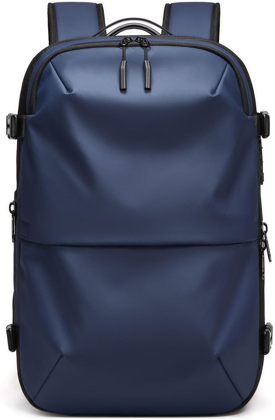 Vacuum Compression Backpack Travel, 60L Expandable Vacuum Backpack Rainproof Vacuum Seal Backpacks, TSA Lock Carry on Luggage Bag, Black