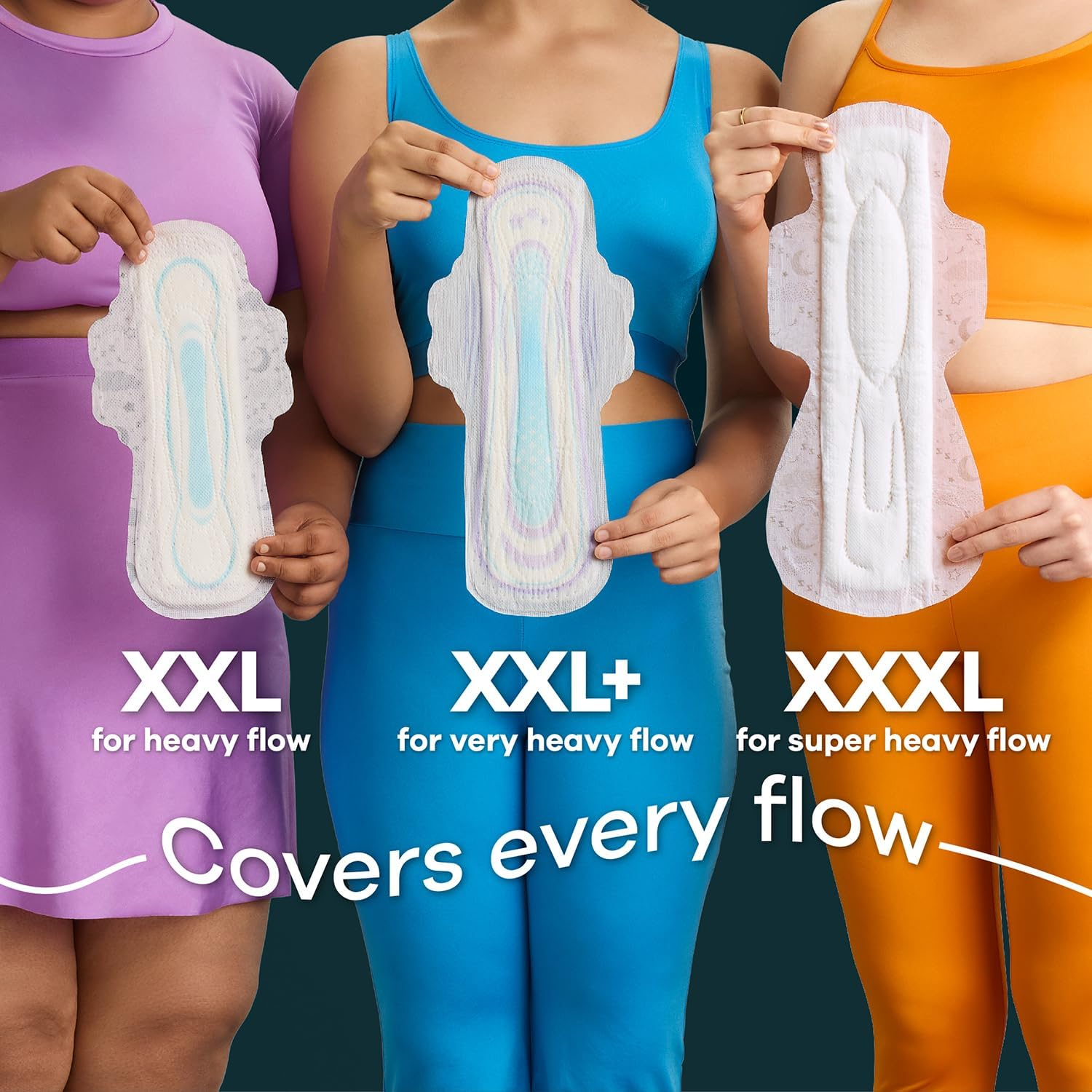 Whisper Ultra Night Sanitary Pads for Women, XXXL 20 Napkins image number 1