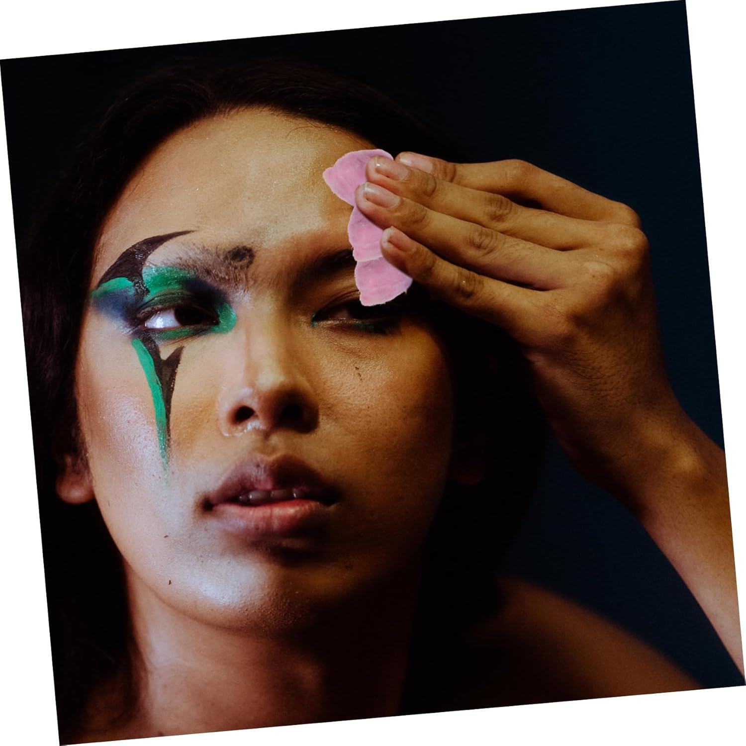 PACKOVE 500G Baby Cotton Balls Small Face Cleansing Makeup Removal Cotton Balls in Pink Yellow Blue for Newborns and Sensitive Skin