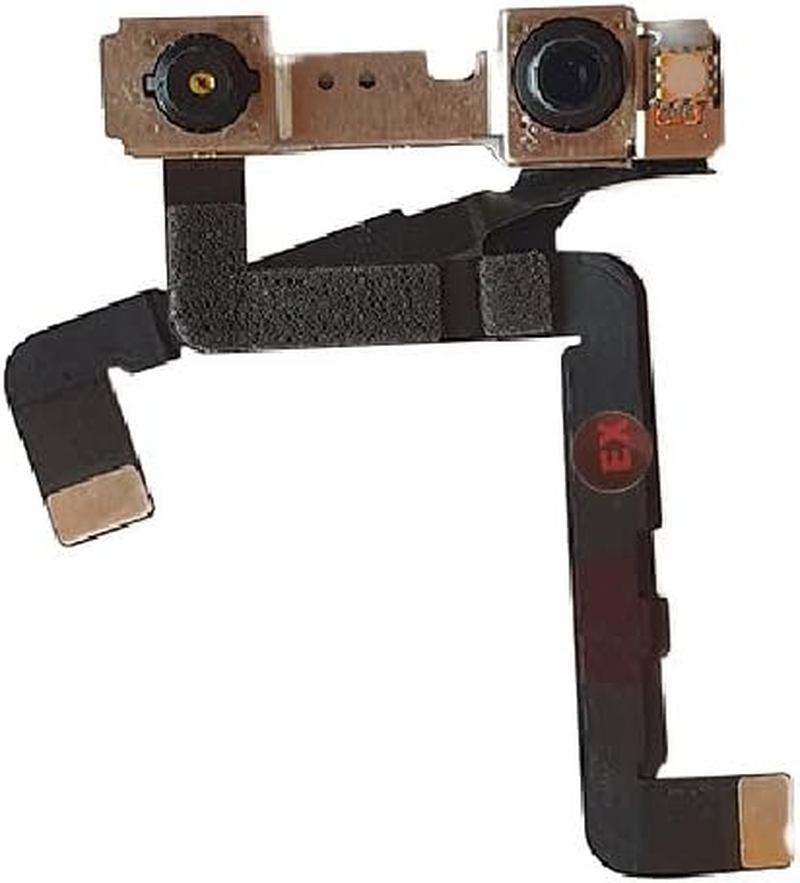 Smartex&reg; Front Face Lens Camera Compatible with Iphone X / 10 &ndash; Front Cam with Flex Cable Included