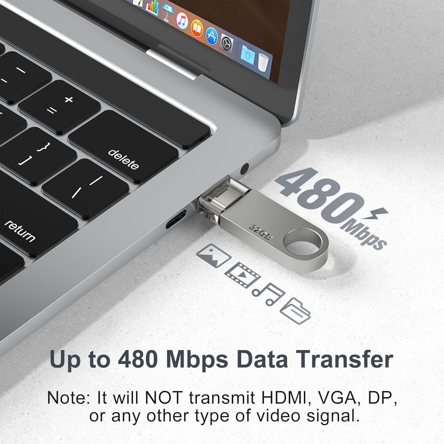 Basesailor USB to USB C Car Adapter 3Pack,Usbc Carplay Charger Plug Type C Female to a Male Cable Connector for Samsung S25 S24 A55,Iphone 16 16E 15 Pro Max,Not for Ipad/Magsafe/Home/Pod image number 3