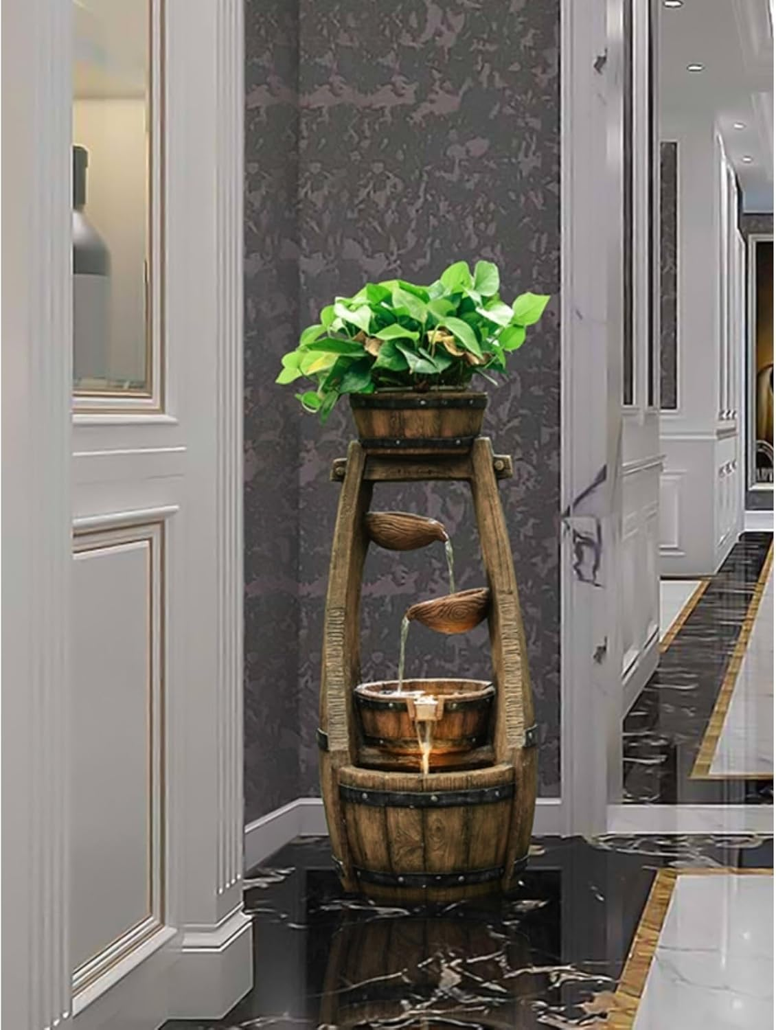 Outdoor Fountain Creative Floor Water Decoration,Outdoor Garden Fountain,Circulating Landscape Balcony Home image number 1