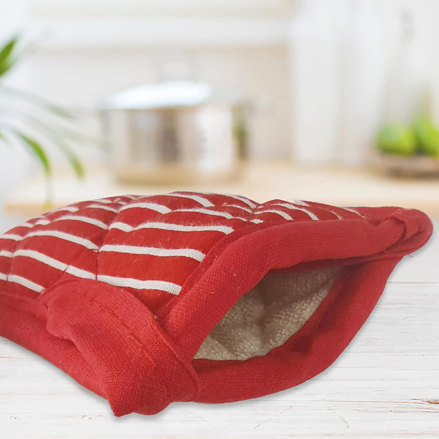 Tunghey Hot Handle Covers, Cast Iron Skillet Handle Covers, Pot Pan Handle Covers, Heat Resistant Pot Pan Skillet Handle Holder Sleeves Mitt for Kitchen, BBQ and Baking Cookware 4 Pack image number 1