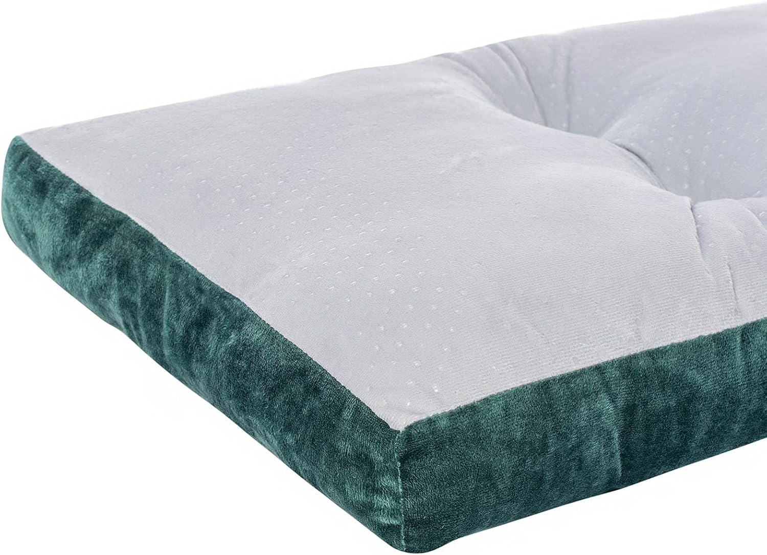 Bench Cushion, Non-Slip Tufted Bench Cushions for Swing, Shoe Storage, Window Seat (36"X14", Dark Green)